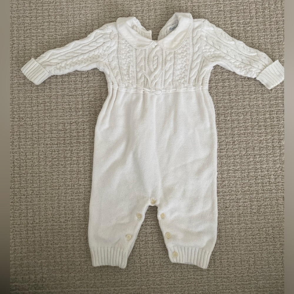 Ralph Lauren cable knit sweater romper